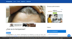 Desktop Screenshot of hemiparesia.org